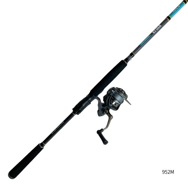 KULIA SEABASS SET【カーボン製2ピースシーバスロッドとPEライン付スピニングリールのセット】